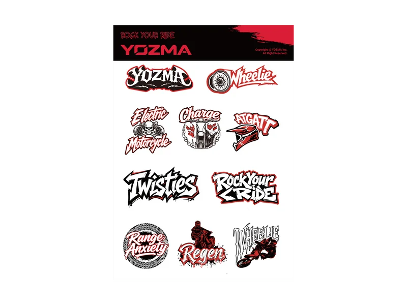 Yozma Brand Stickers
