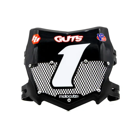 Motocutz vented front number plate