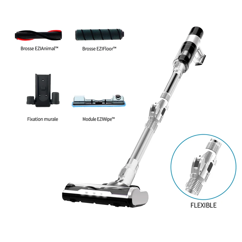 Aspirateur balai sans fil EZIclean Cycloboost R6 WASH