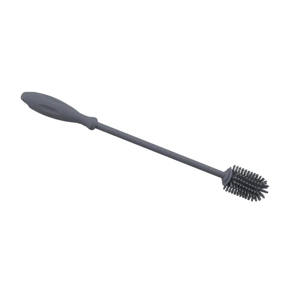 Brosse de nettoyage en silicone grise pour bouteilles 31 cm Dotz
