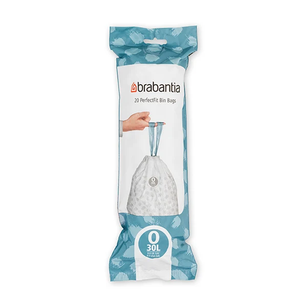 20 sacs poubelle de 30 L PerfectFit O blancs Brabantia