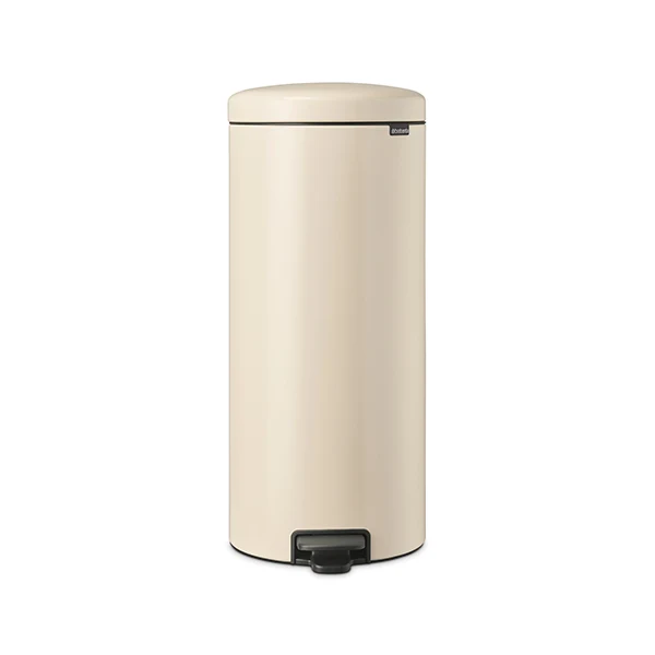 Poubelle ronde à pédale NewIcon beige 30 L Brabantia