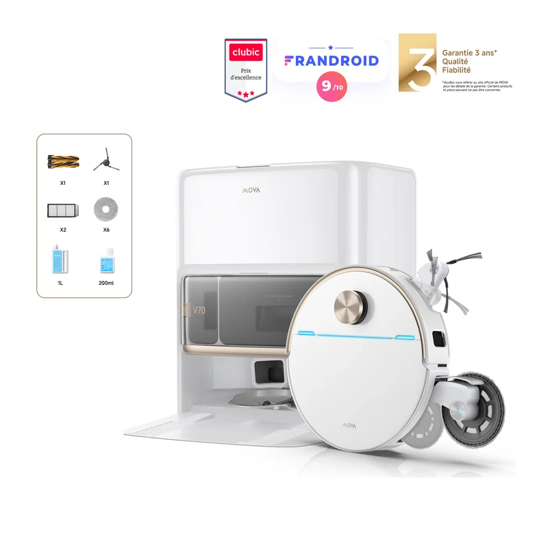 Dreame MOVA V70 Ultra Complete X Robot aspirateur