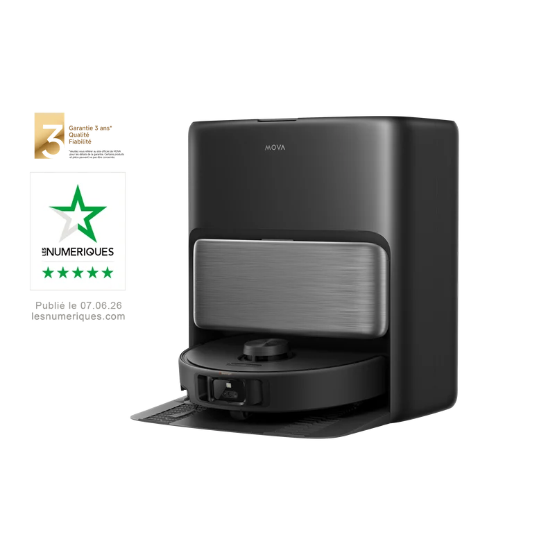 Dreame MOVA P70 Pro Ultra Robot Aspirateur Noir