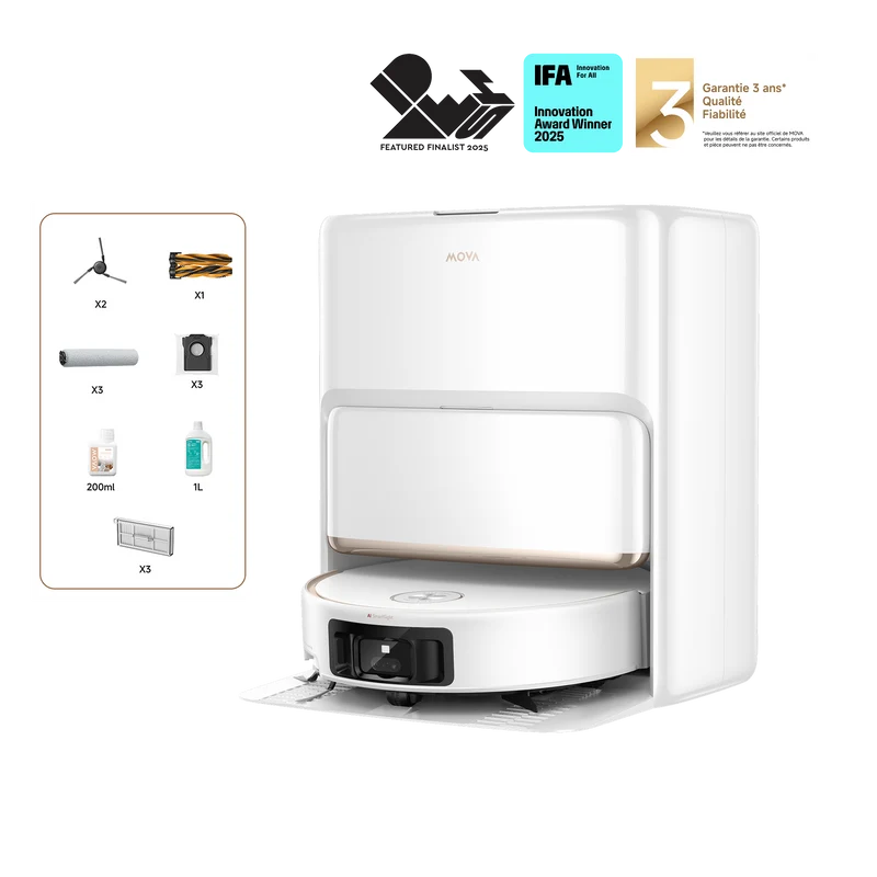 Dreame MOVA Z60 Ultra Roller Complete Robot Aspirateur