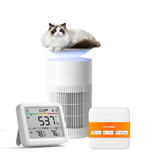 SwitchBot Air Purifier CO2 Monitor Combo