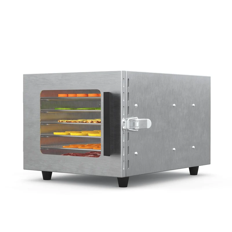 Garvee Dörrautomat Einzeltür 6 Etagen Edelstahl 620W Für Küche Zuhause Kompakt Design