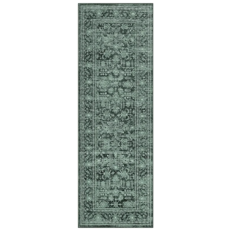 Garvee Tapis Pliable 100% Polyester Cachemire Synthétique Léger Polyvalent Pour Salon Et Balcon Design Floral