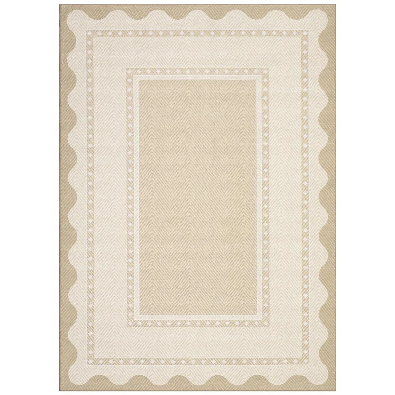 Garvee Alfombra De Felpa Perlada 1200gsm 350g Polyester Lavable Pour Salon Et Chambre Design Moderne Durable