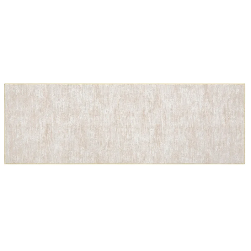 Garvee Alfombra Camello Claro 160x230cm Tissu Velours Lavable Antidérapante Base TPR Pour Salon Et Chambre
