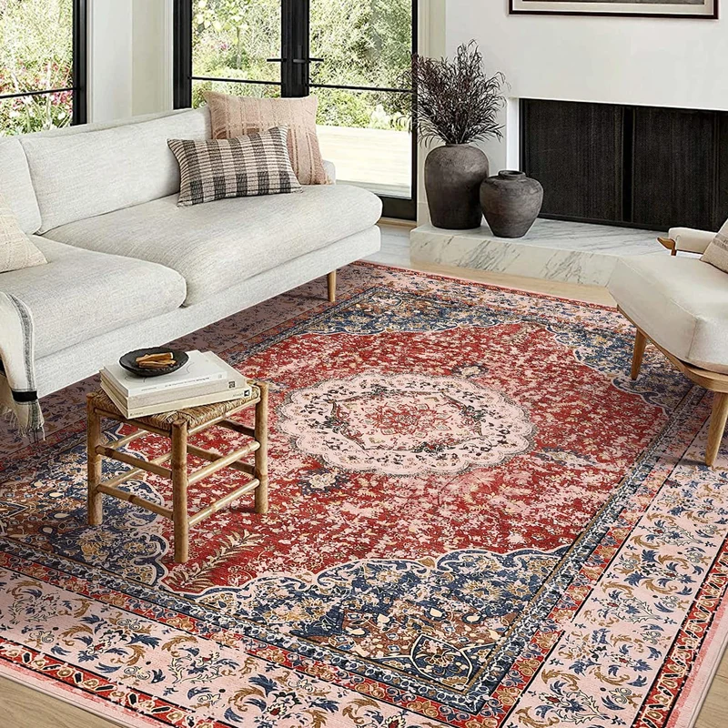 Garvee Tapis De Couloir Lavable Antidérapant Pour Entrée Cuisine Chambre, TPR Dos, 60x180cm, Motif Abstrait