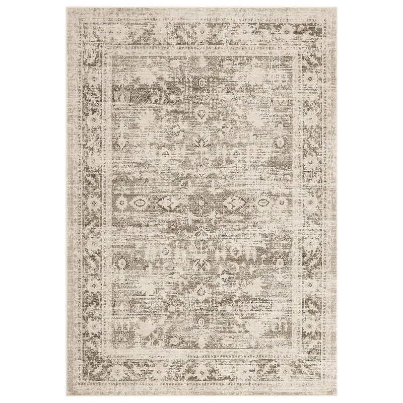 Garvee Tapis Pliable 100% Polyester Floral Design Doux 350g Cachemire Synthétique Lavable Léger Pour Salon Et Balcon