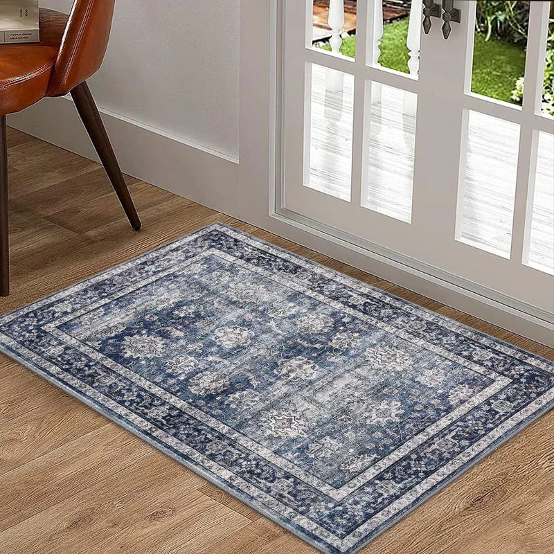 Garvee Alfombra Moderne SOM-Persia-Arbóreo TPR Lavable Velours Perlado Intérieur Maison