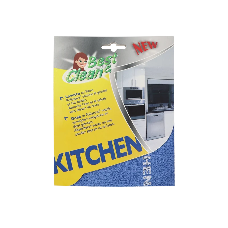 Lavette bleue en microfibres de Best Clean
