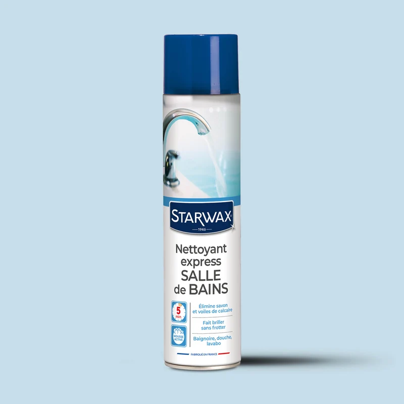 Nettoyant brillant express pour salle de bains