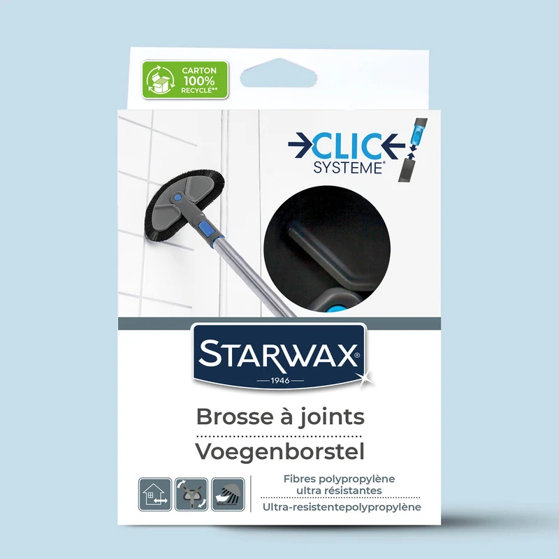 Brosse à joints Clic système