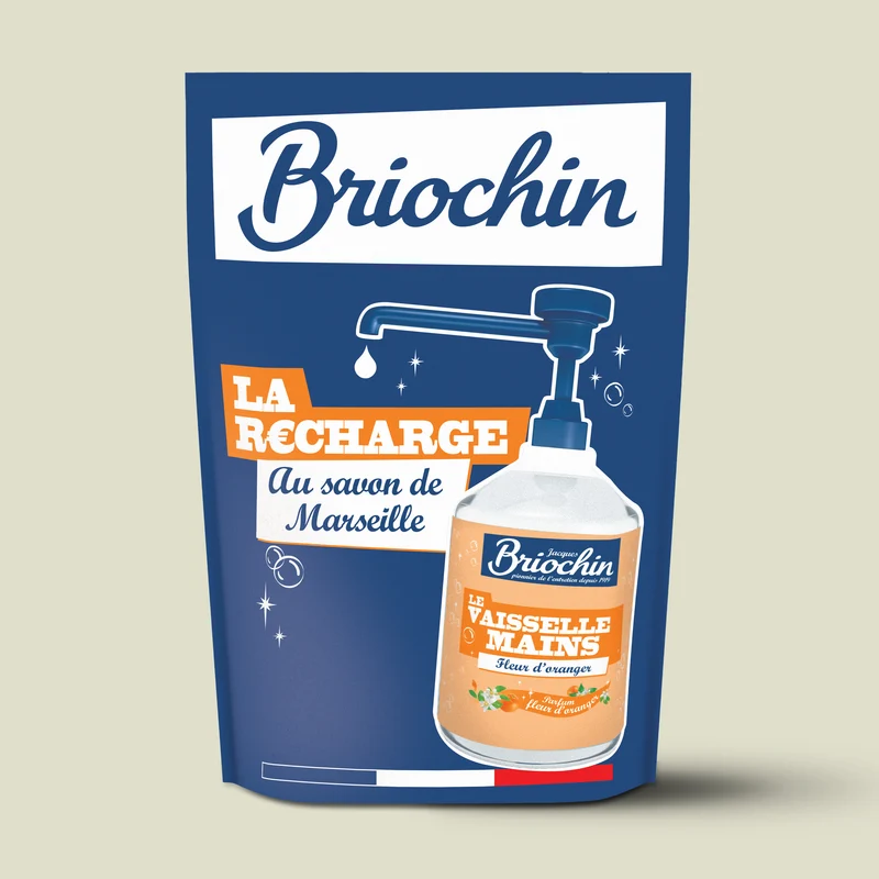 Recharge liquide Vaisselle Mains Savon liquide de Marseille