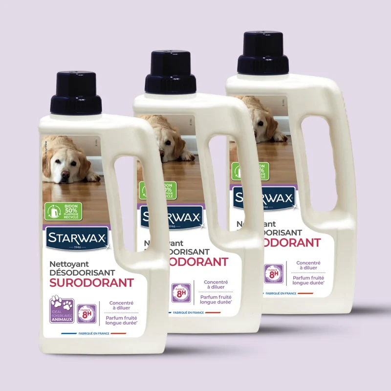 Lot de 3 Nettoyant désodorisant surodorant