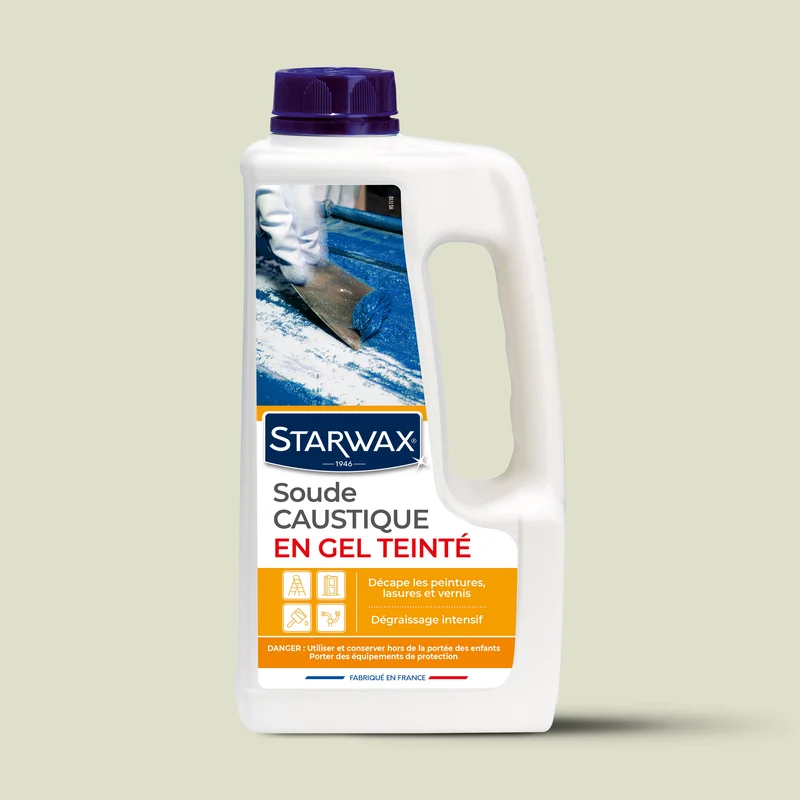 Soude caustique en gel teinté 1L