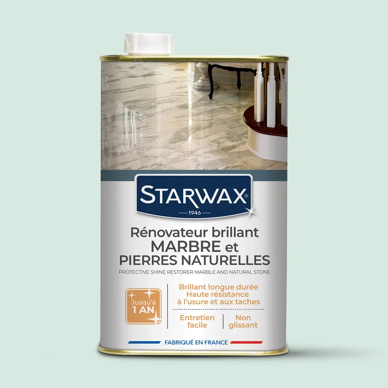 Rénovateur brillant protecteur pour marbres et pierres naturelles