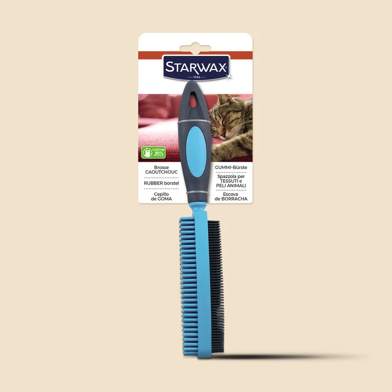 Brosse caoutchouc pour textile