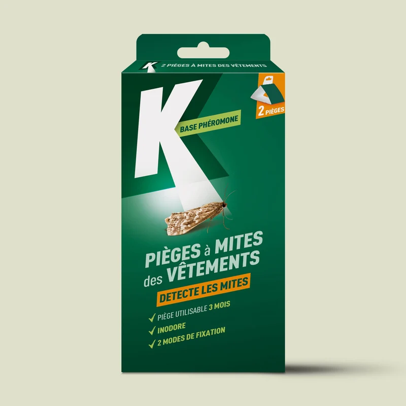 Pièges à mites des vêtements