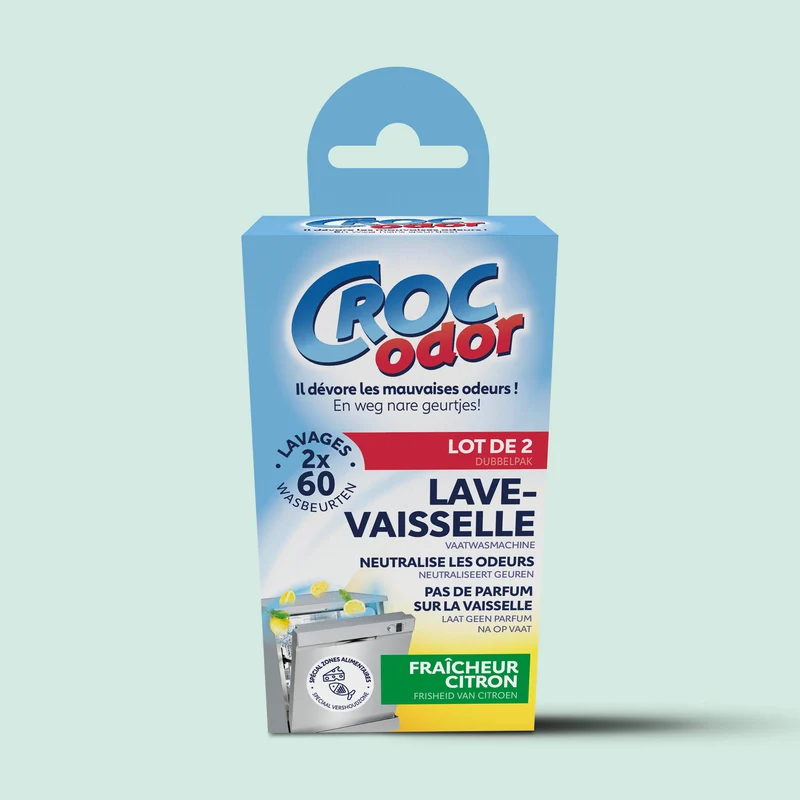 Désodorisant lave-vaisselle citron