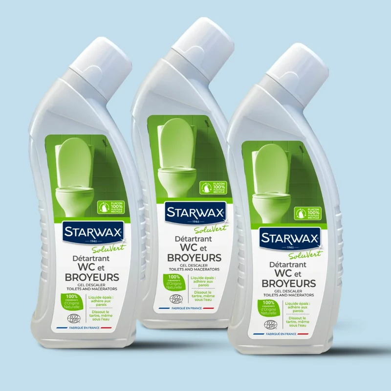 Lot de 3 Détartrant en gel pour WC