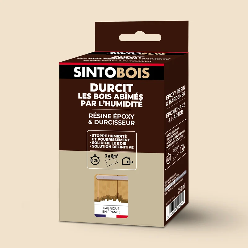 Durcit les bois abimés par l'humidité