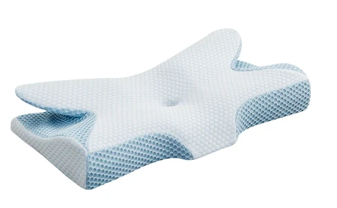 Oreiller Cervical Mousse à Mémoire de Forme Ergonomique