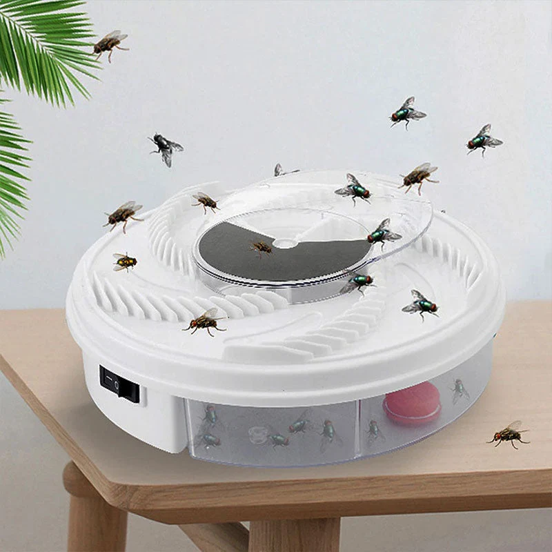 Piège à mouches rotatif sans produit chimique Intérieur extérieur