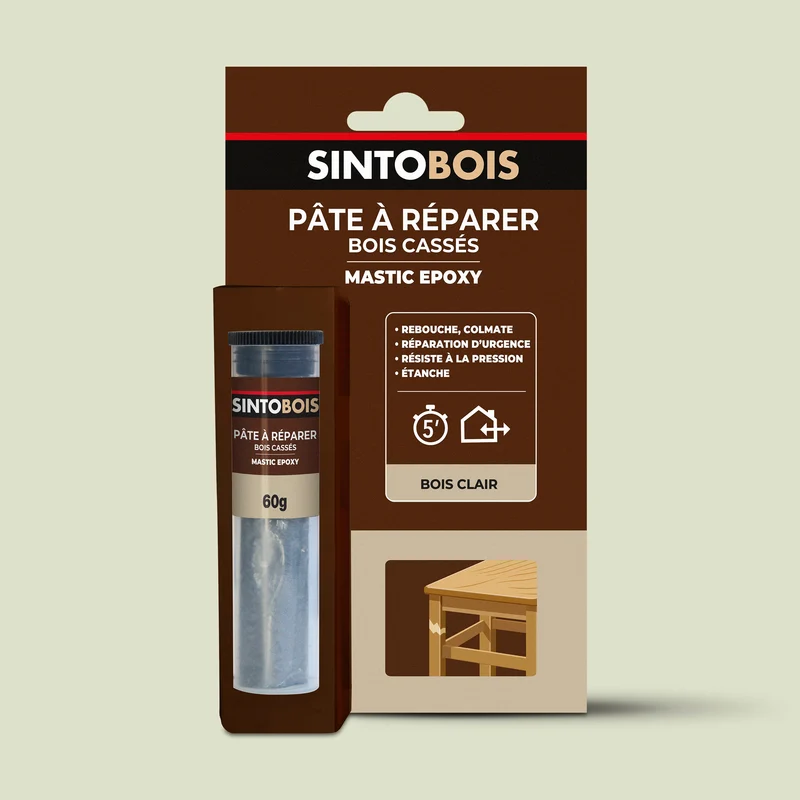 Répare vite, pâte à réparer bois epoxy