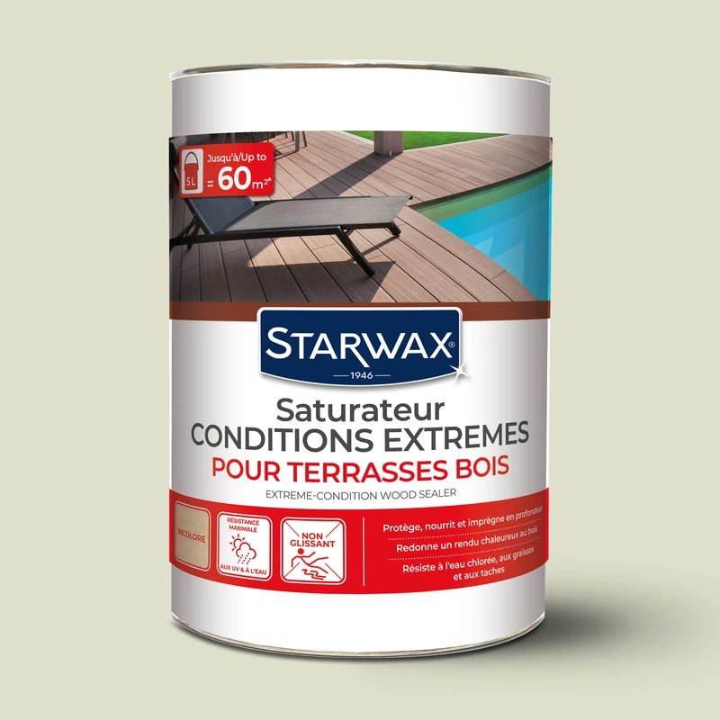 Saturateur bois extérieurs conditions extrêmes