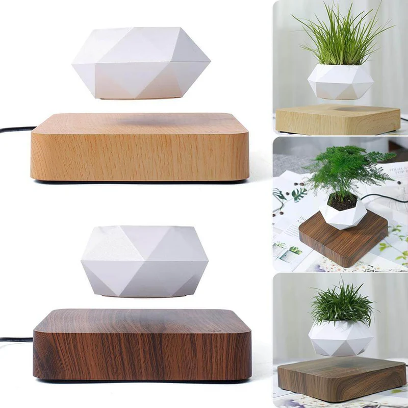 Pot Bonsaï Lévitant avec Système dAération Design
