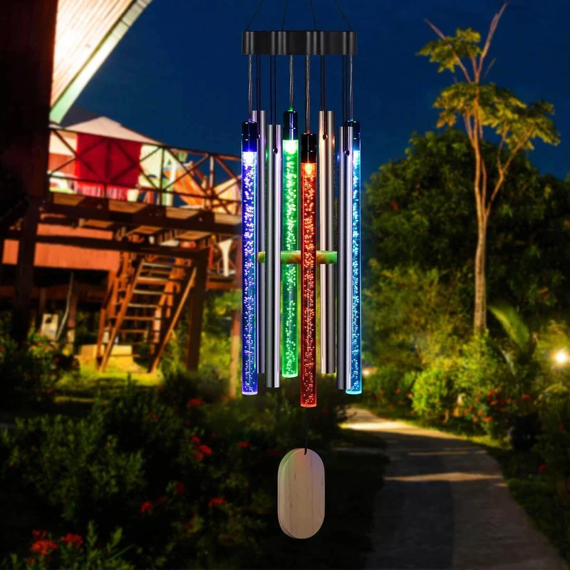 Carillon musical Unisexe à énergie solaire et design suspendu