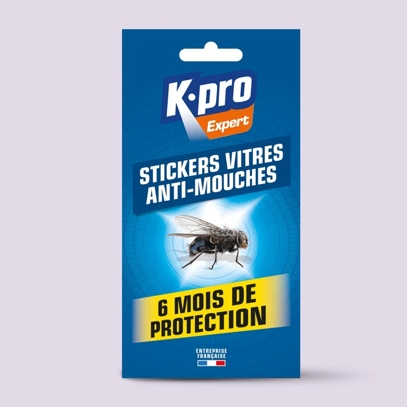Stickers anti-mouches bandes transparentes