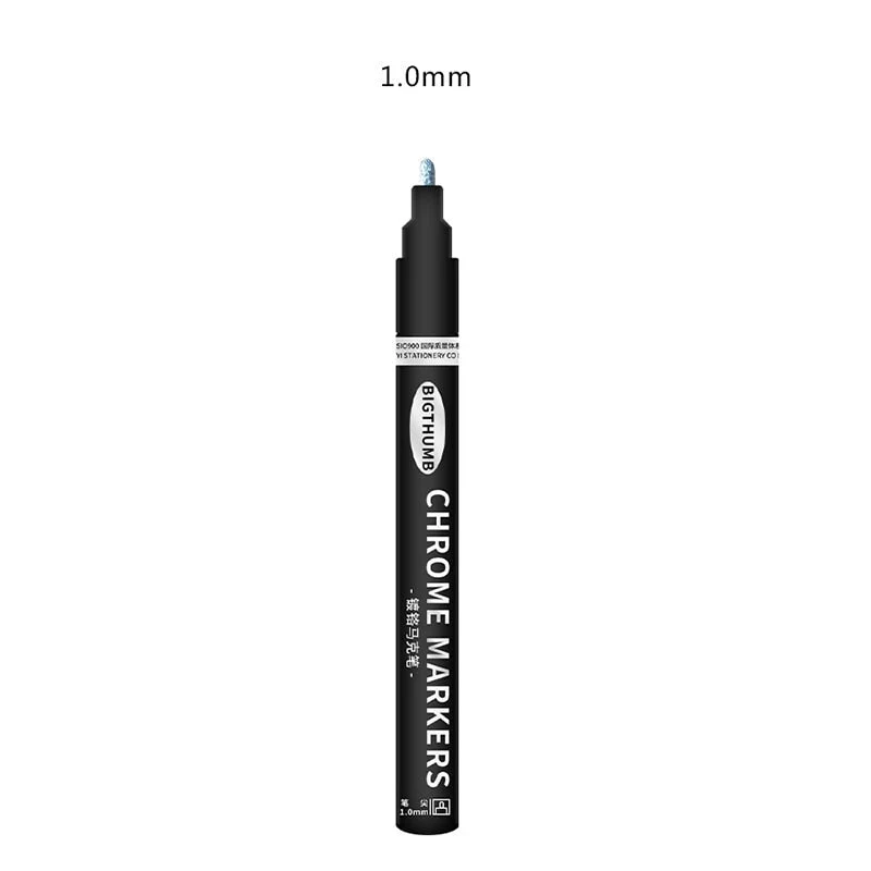 Marqueur Peinture Liquide Effet Miroir Chrome