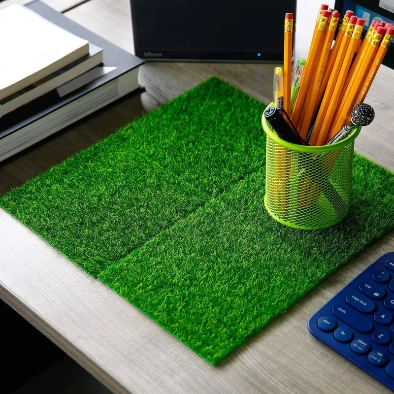 Tapis Gazon Artificiel Lot Pièces Résistant Durable