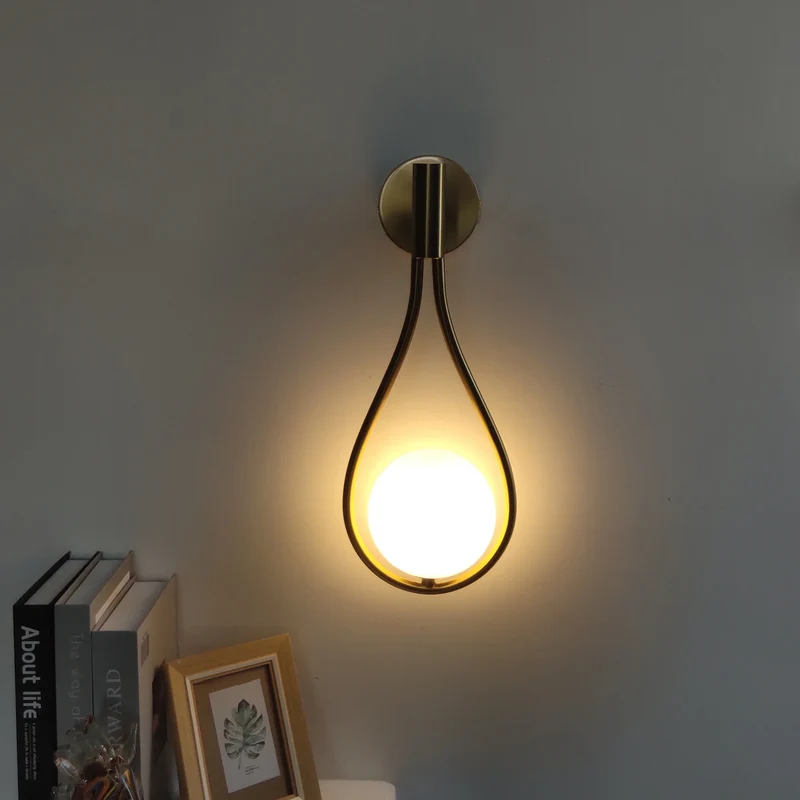 Lampe Murale Métal Unisexe Style Nordique Design Créatif