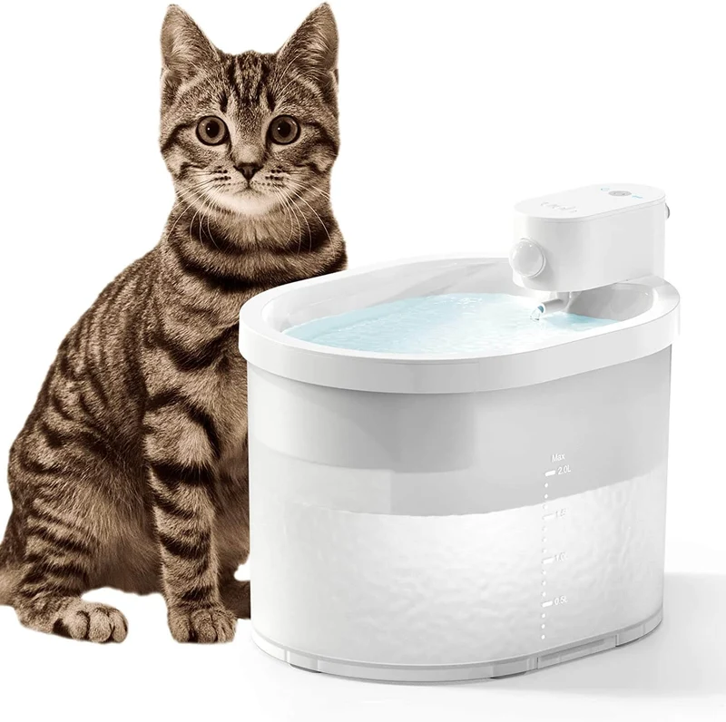 Fontaine à eau Chat avec Capteur Intelligent Design Ergonomique