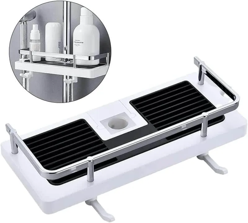 Organisateur Rangement Salle de Bain Polypropylène Compact
