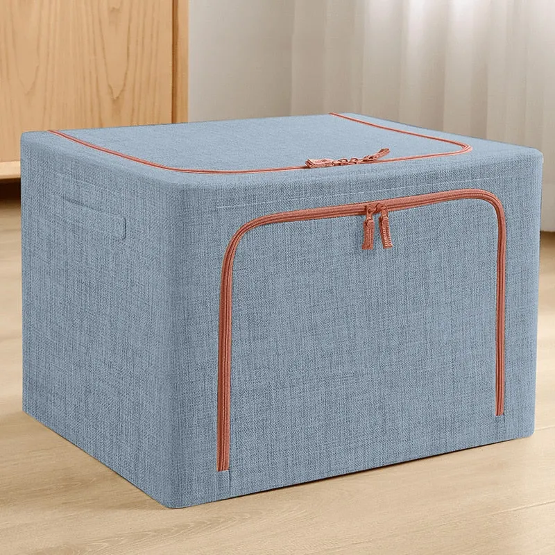 Boîte de rangement pliable en tissu pour vêtements