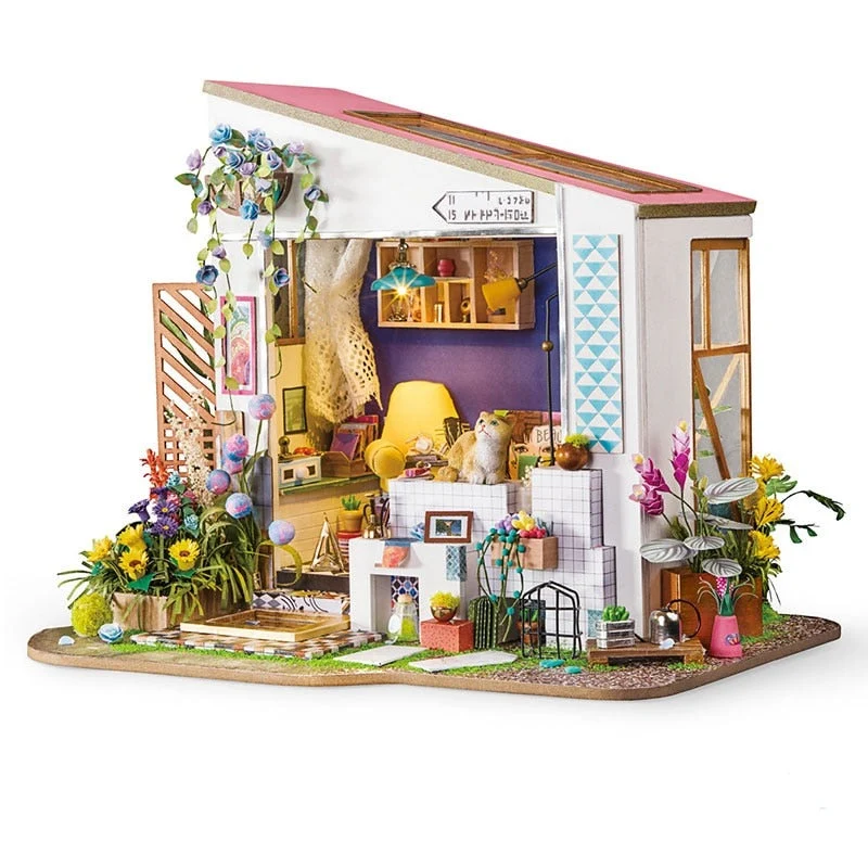 Kit Maison Miniature Bois à Monter DIY