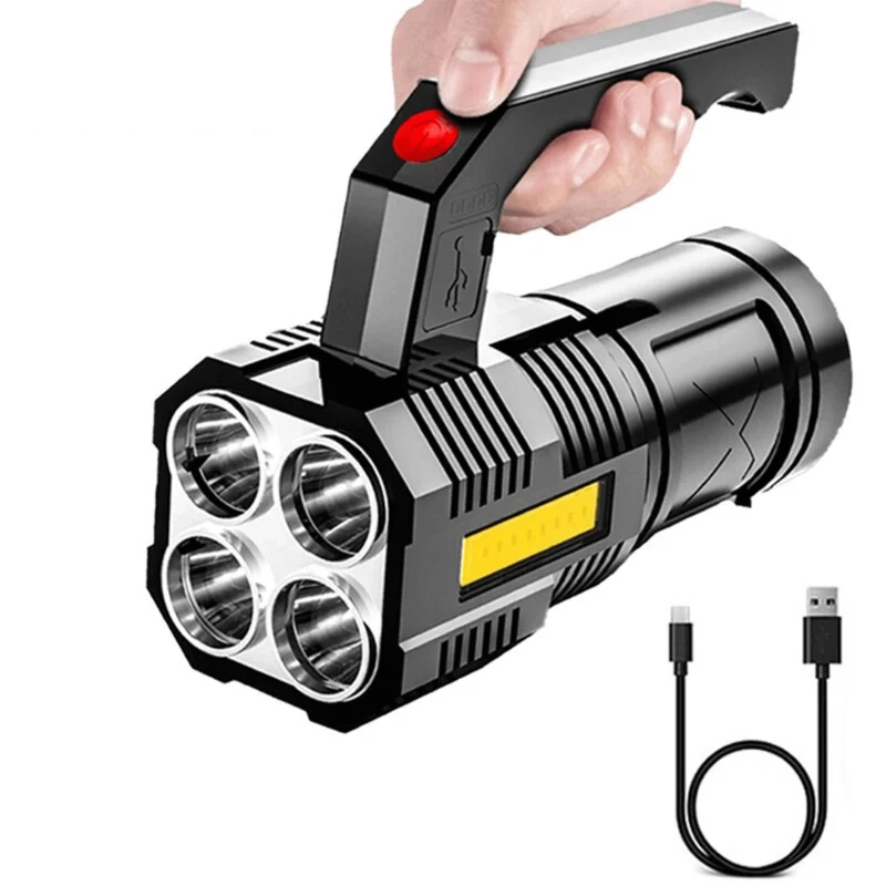 Lampe de poche rechargeable LED Puissante compacte