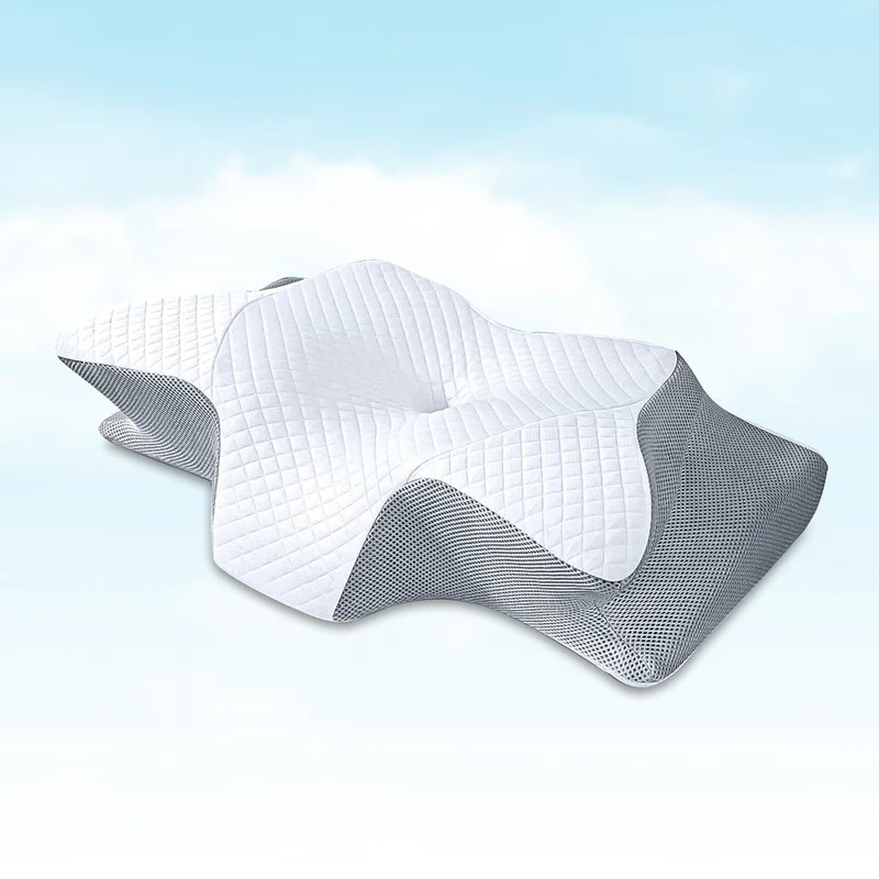 Oreiller Orthopédique - Sommeil Profond - Soulagement Cervical et Dorsal