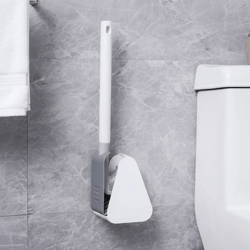 Brosse Nettoyage Salle de Bain Poignée Ergonomique Triangulaire
