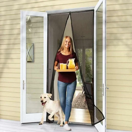 Moustiquaire Magnétique Premium pour Porte - Protection InsectGuard
