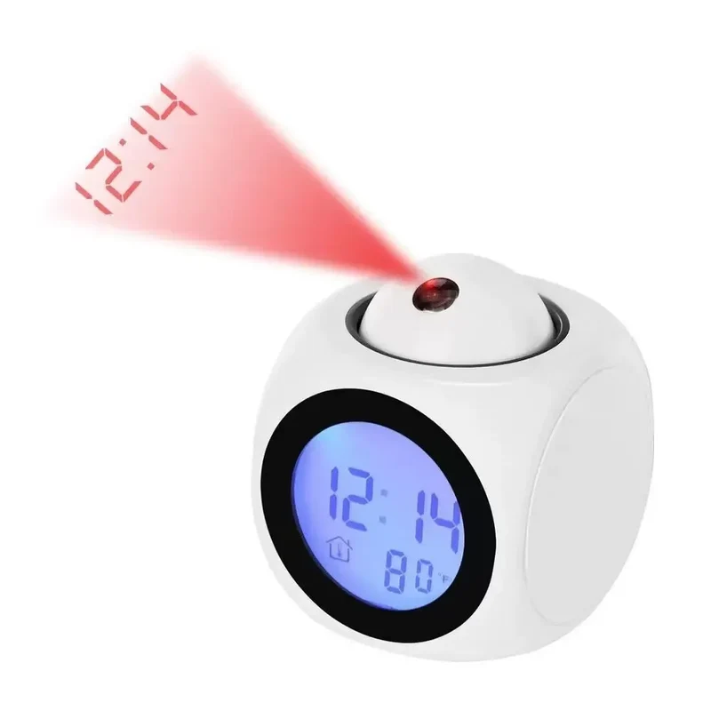 Réveil numérique ProjecTime - Horloge LED avec Projection