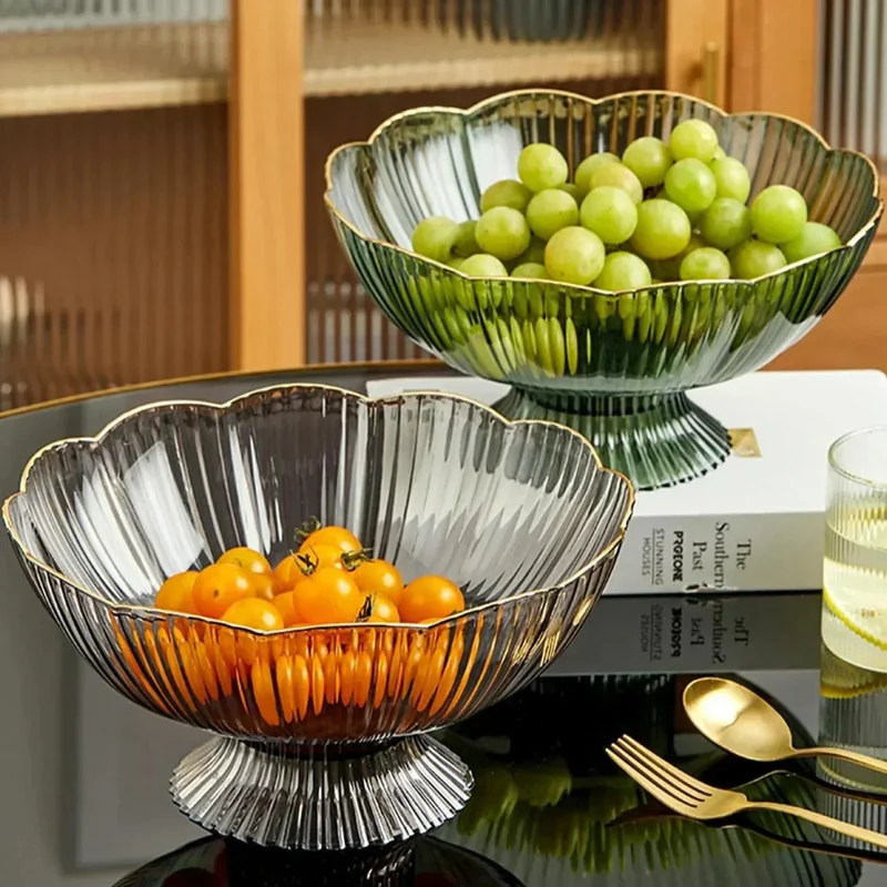 Bol à Fruits Moderne en Verre | Décoration Élégante et Léger