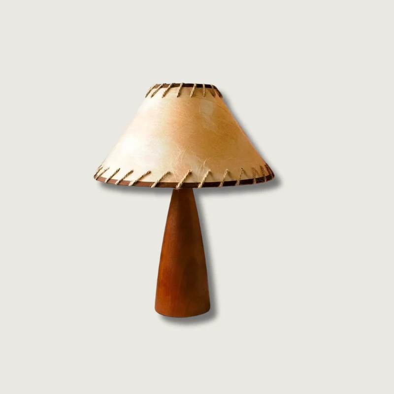 Lampe Bois Chic Vintage